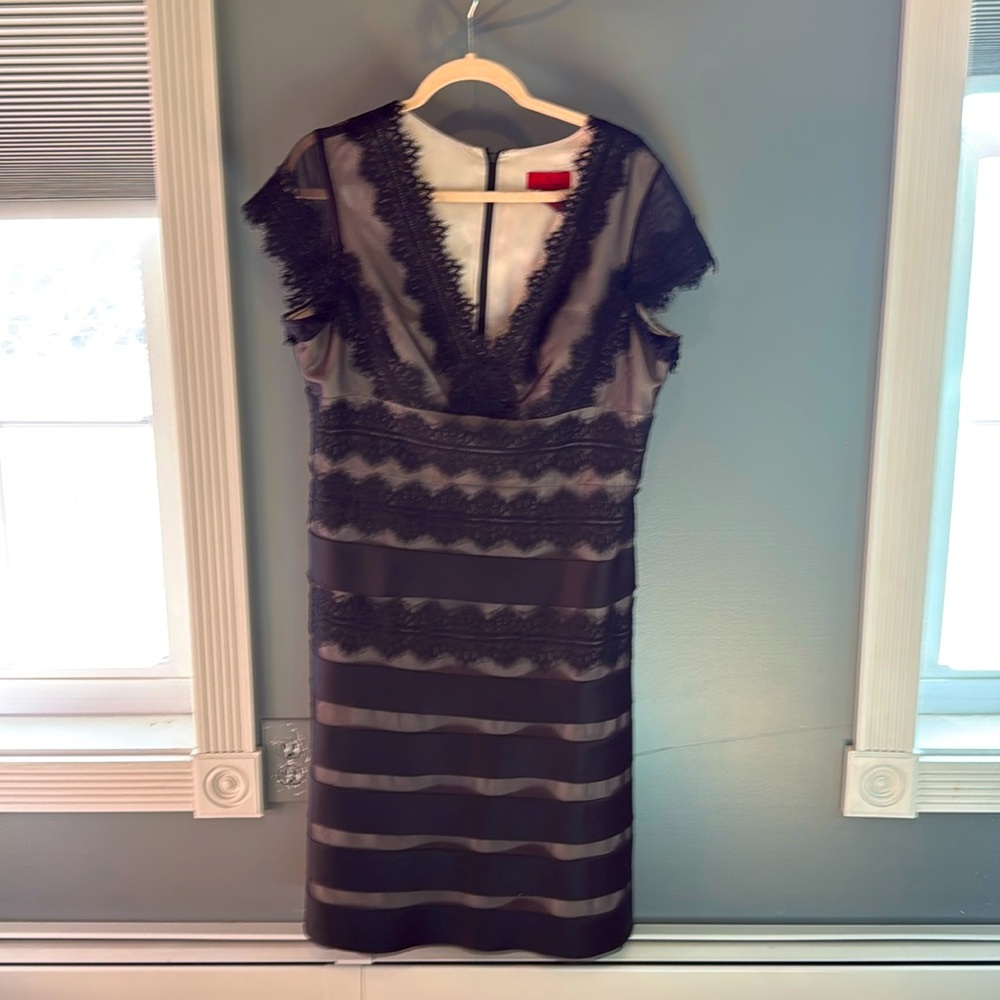 Women’s black cocktail dress